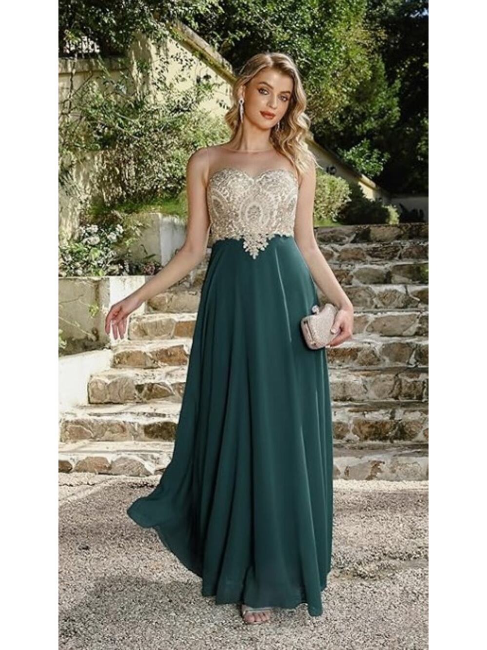 Women's Dark Green Round Neck High Waist SIZE XL